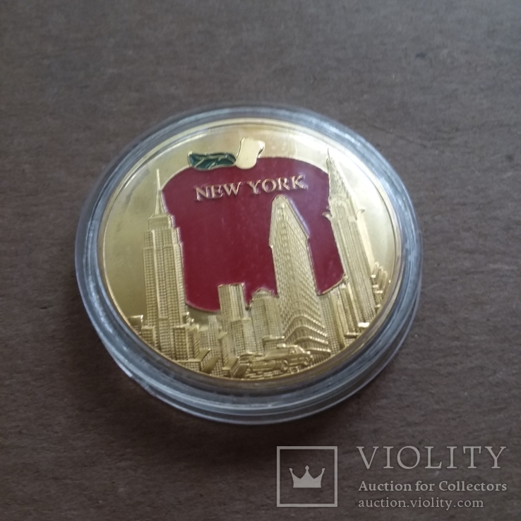 Монетовидный сувенир Нью-Йорк, фото №5