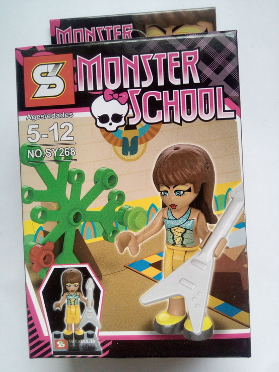 Конструктор 12 деталей 14,5х8х4 см Monster High