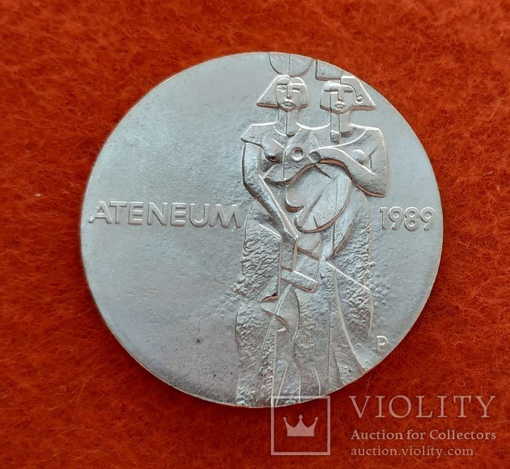 Финляндия 100 марок 1989 серебро Афины, фото №3