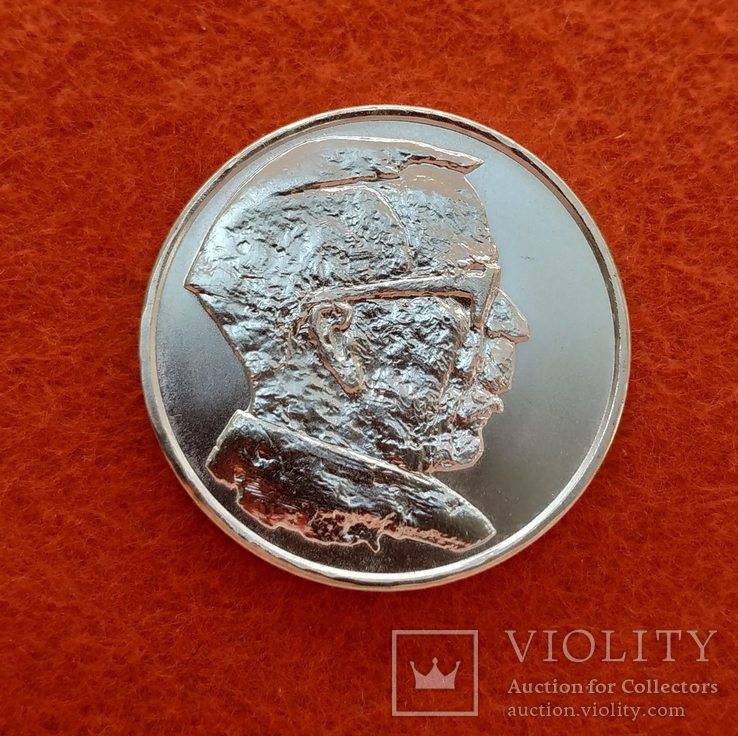Финляндия 100 марок 1995 серебро, фото №3