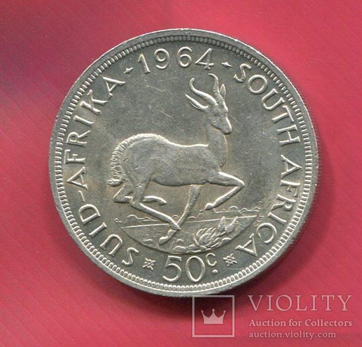 Южная Африка 50 центов (крона) 1964 Мак Маг, фото №3