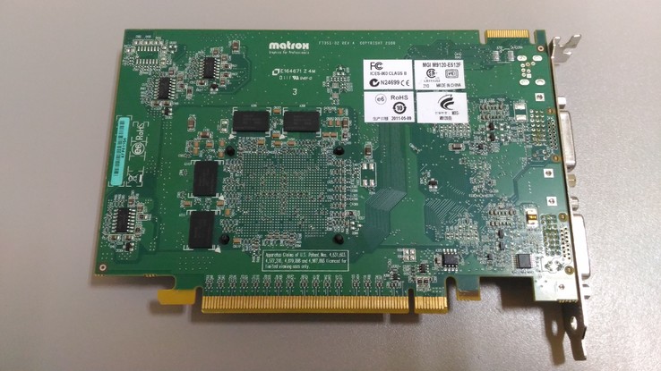 Видеокарта Matrox M9120 512Mb DDR2 64bit, фото №6