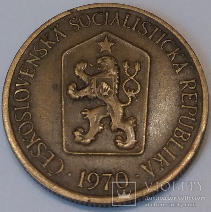 Чехословаччина 1 крона, 1970, фото №3