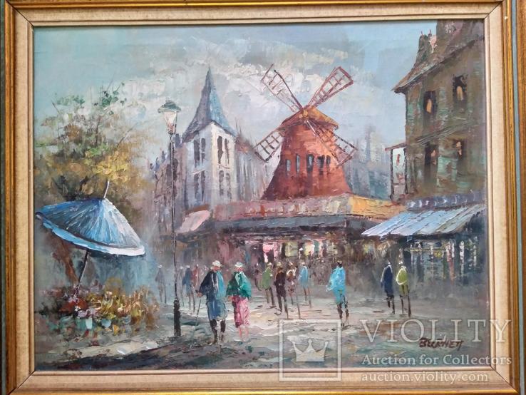 Картина "Французские улочки"  Burnett, фото №3