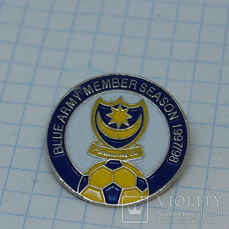 Значок Футбол 1997-1998. Blue Army member Season