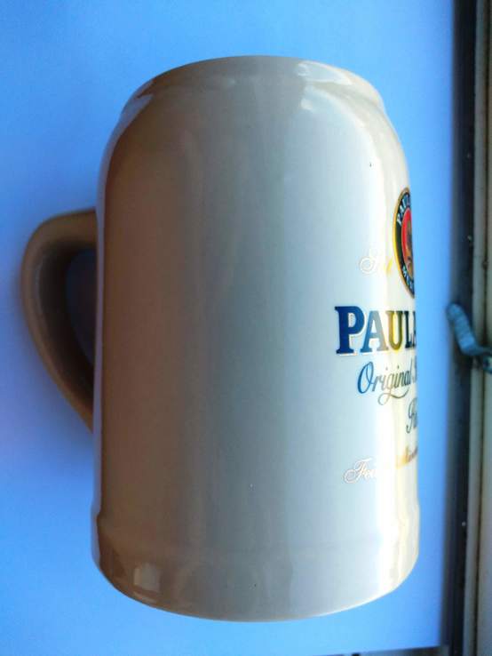 Кружка для пива PAULANER c градусником температуры 0,6 L, photo number 8