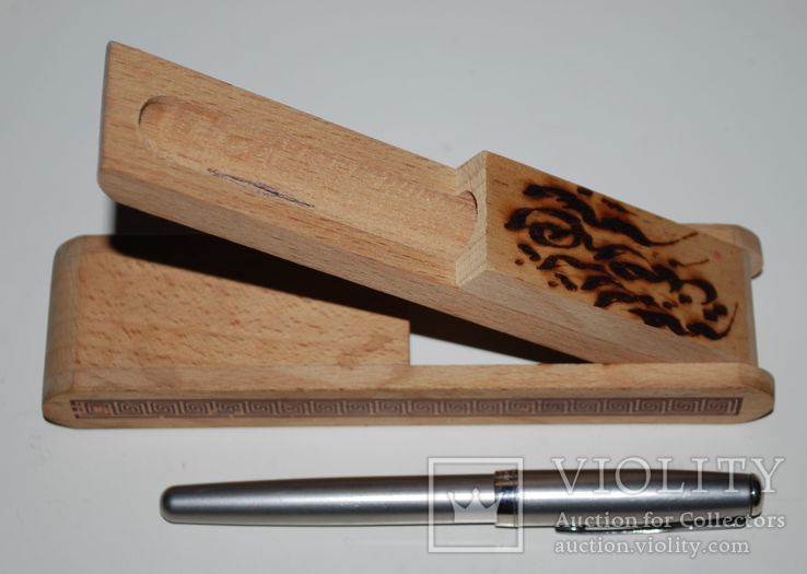 Пенал/футляр/подставка для ручки, из ценной породы дерева, пр.Индии., фото №10