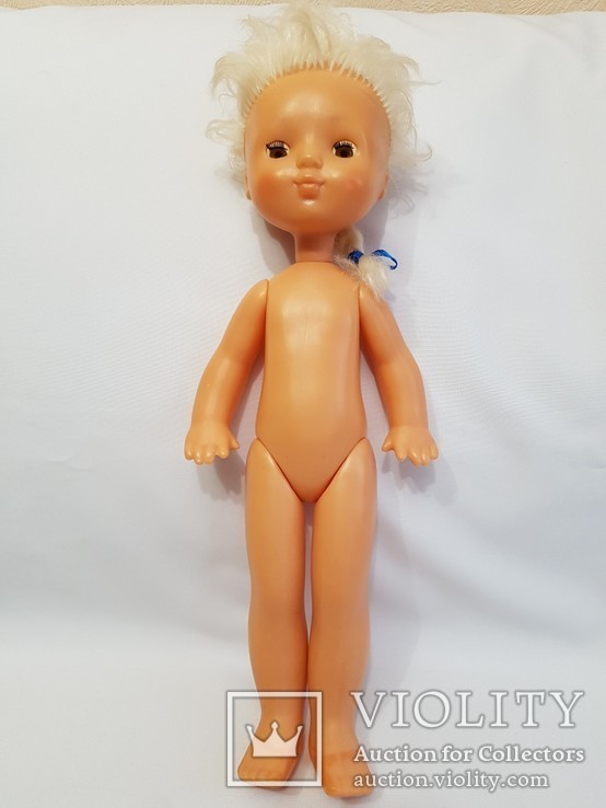 Кукла СССР клеймо ДЗИ 44 см. на резинках, фото №3