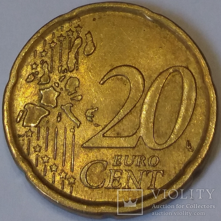 Іспанія 20 євроцентів, 2006, фото №3