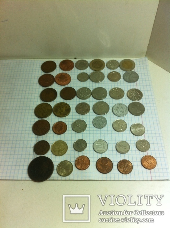 Монеты разные 42 шт, фото №2