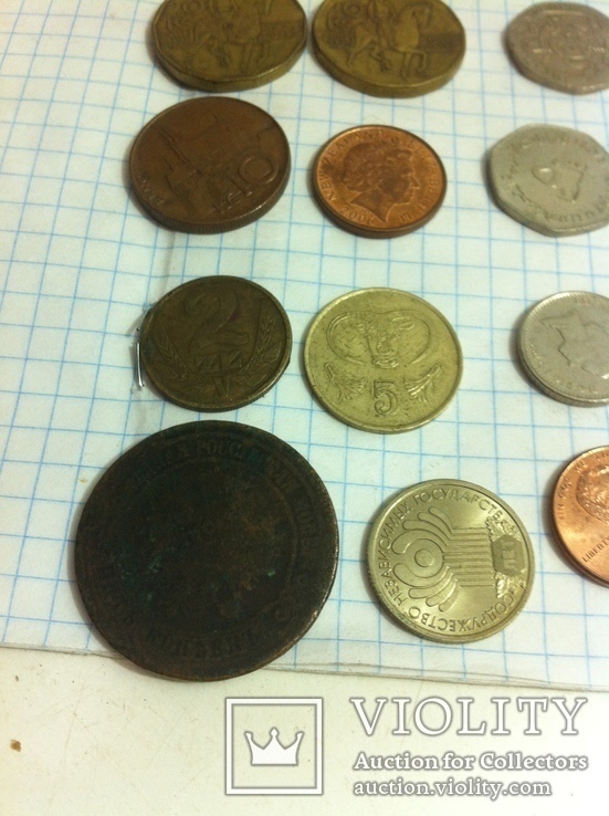 Монеты разные 42 шт, фото №5