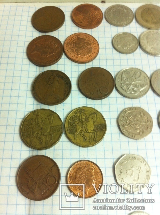 Монеты разные 42 шт, фото №6