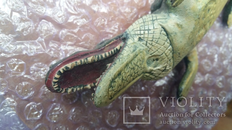  Статуетка "Крокодил". Венская бронза. Размер - 200 мм., numer zdjęcia 8
