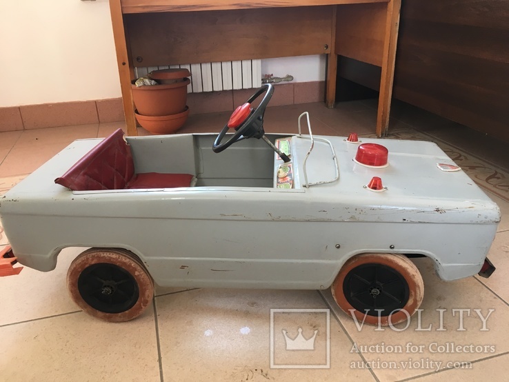 Педальная машина Львовянка ДА4М с родной коробкой, фото №6