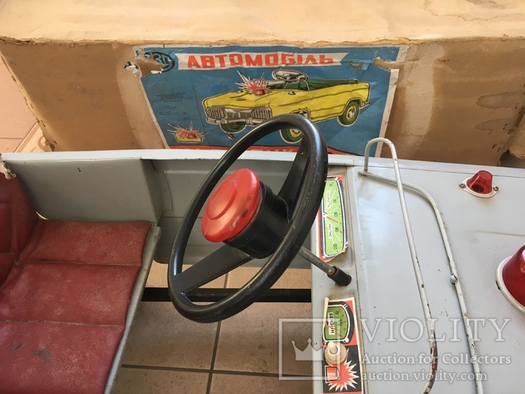 Педальная машина Львовянка ДА4М с родной коробкой, фото №9