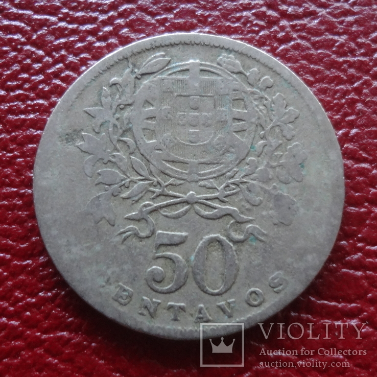 50 центавос    1929  Португалия  ($3.1.9)~, фото №3