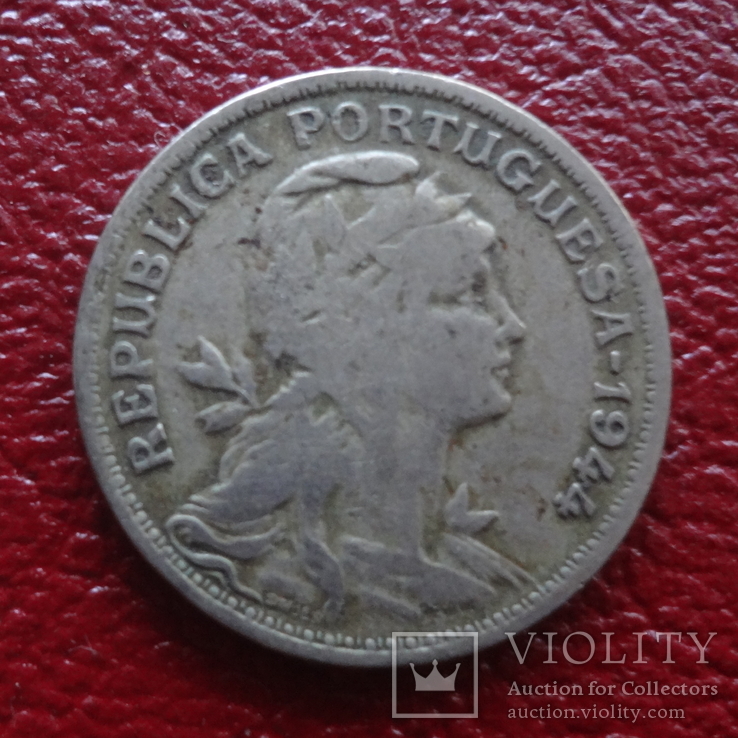 50 центавос    1944  Португалия  ($3.1.10)~, фото №2