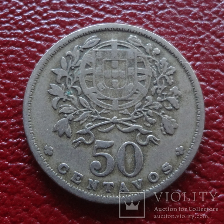 50 центавос    1944  Португалия  ($3.1.10)~, фото №3