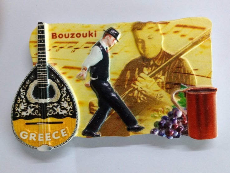 Магнит на холодильник- Bouzouki (Греция), photo number 2