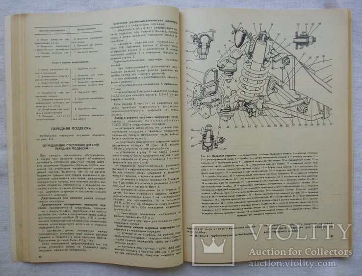 Руководство по ремонту автомобилей ВАЗ - 2106,  21061. Москва, 1994г., фото №8