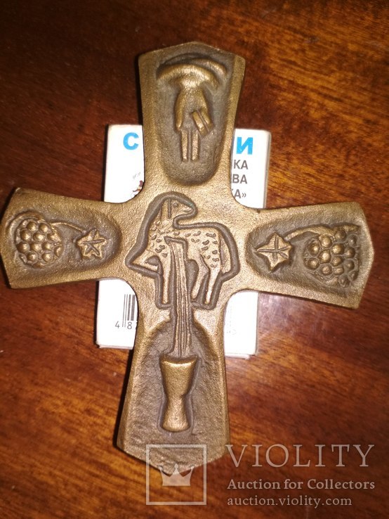 Крест бронза, фото №3