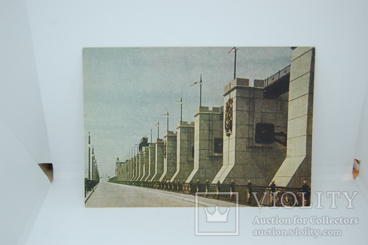 1953 Открытка. Волго-Донский канал. Цимлянская плотина, фото №2