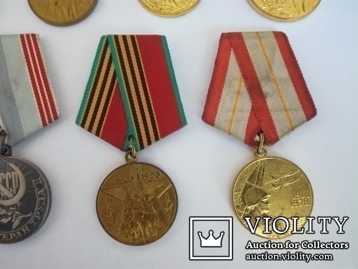 Медали СССР 9 шт., фото №6
