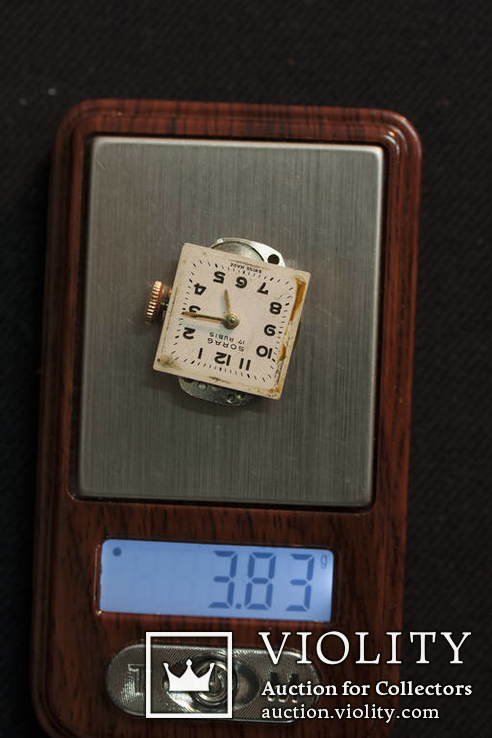 Часы золотые 750 пробы. SORAG 17 RUBIS, фото №9