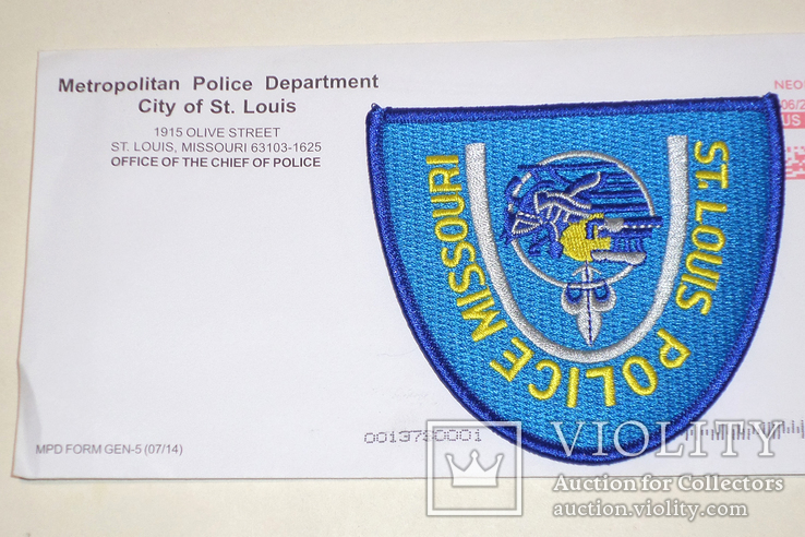 Шевроны нашивки полиции St. Louis