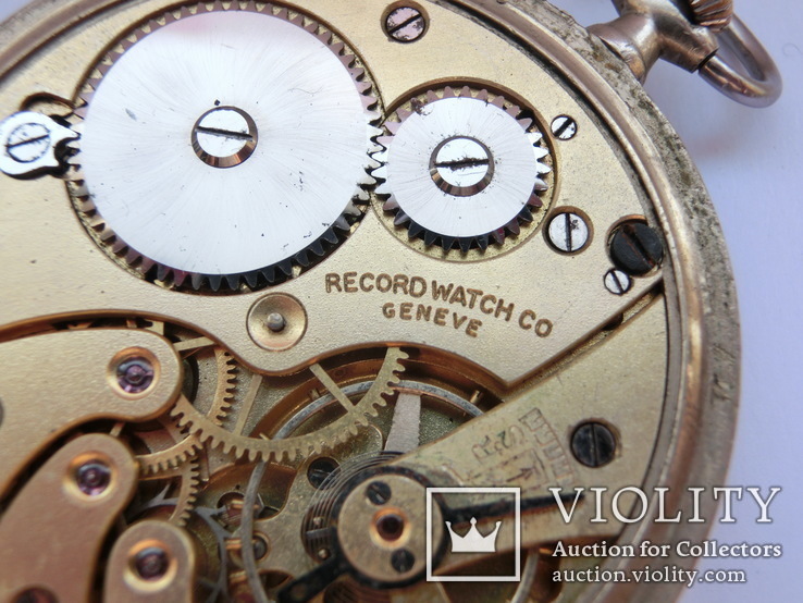 Карманные часы "Record Watch co Geneve", фото №12