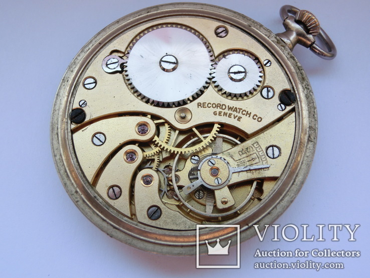 Карманные часы "Record Watch co Geneve", фото №13
