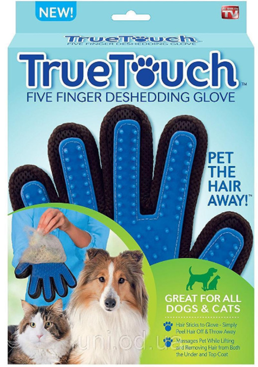 Перчатка для вычесывания шерсти с домашних животных, numer zdjęcia 2