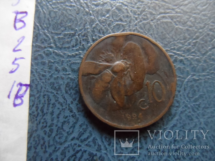 10  чентезим  1924   Италия  ($2.5.18)~, фото №4