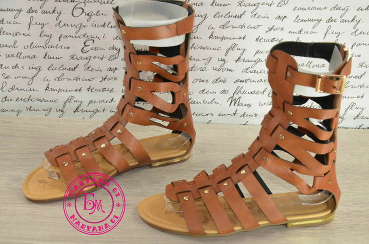 Римские сандалии, босоножки римлянки 37 размер, фото №10
