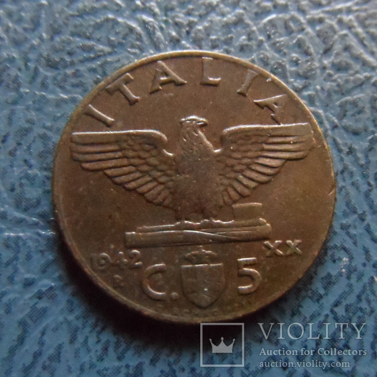5  чентезим  1942  Италия   ($2.5.25)~