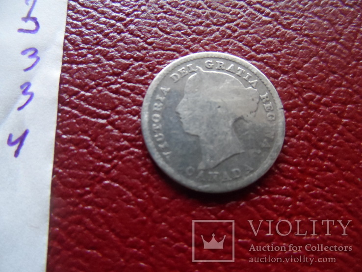 10 центов 1894  Канада серебро   ($3.3.4)~, фото №6