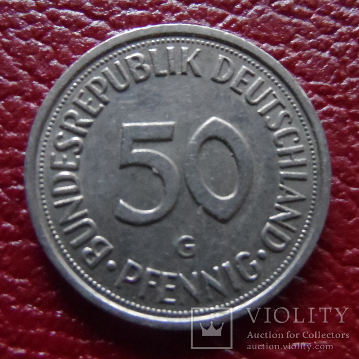 50 пфеннигов  1983  G  Германия  ($3.3.9)~, фото №3