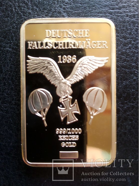 Монета-слиток Deutsche Fallschirmjäger (Wehrmacht) (1936), фото №4
