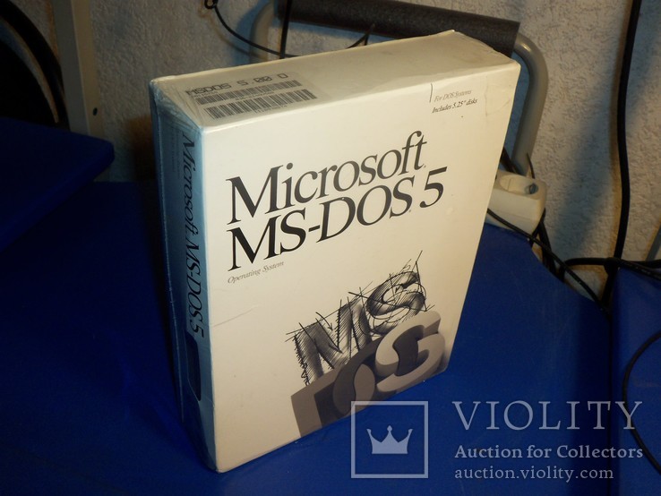 MS-DOS 5, оригинальное ПО в заводской упаковке.