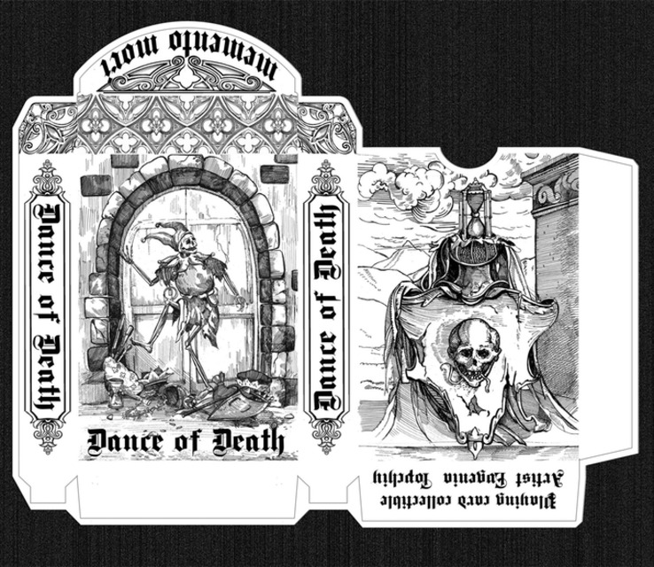 Авторские игральные карты "Пляска смерти", фото №5