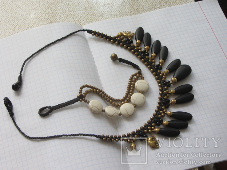 Ожерелье и браслет., фото №2