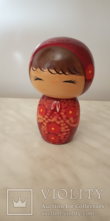 Японская деревянная кукла КОКЭСИ, фото №2