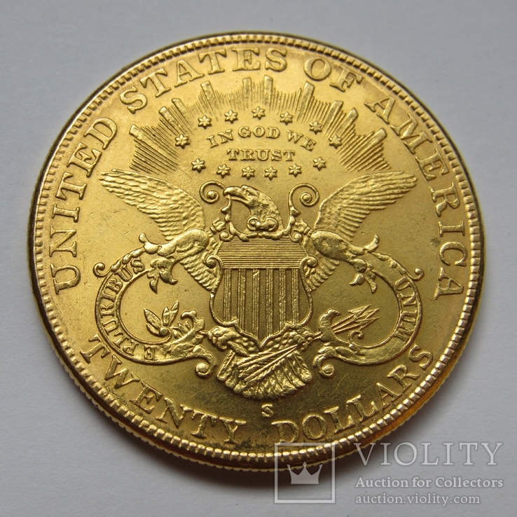 20 долларов 1898 г. США, фото №5