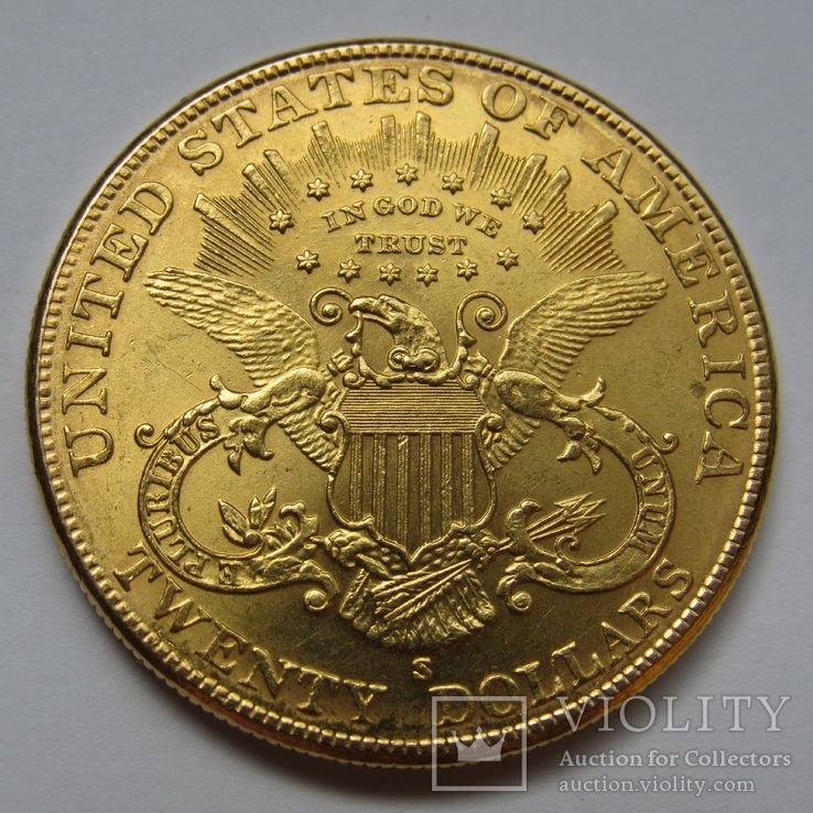 20 долларов 1898 г. США, фото №7