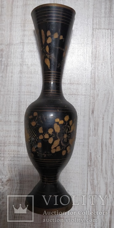 Бронзовая ваза,Индия 2, фото №2