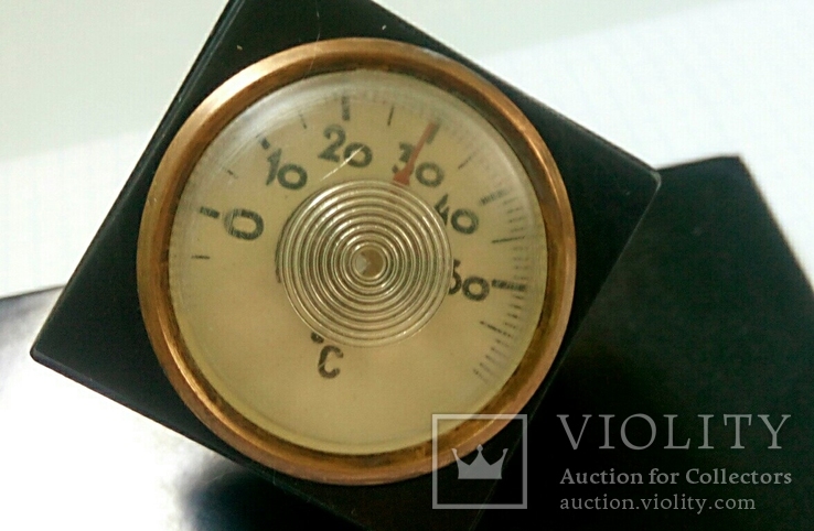 Кабинетный настольный термометр СССР, фото №3