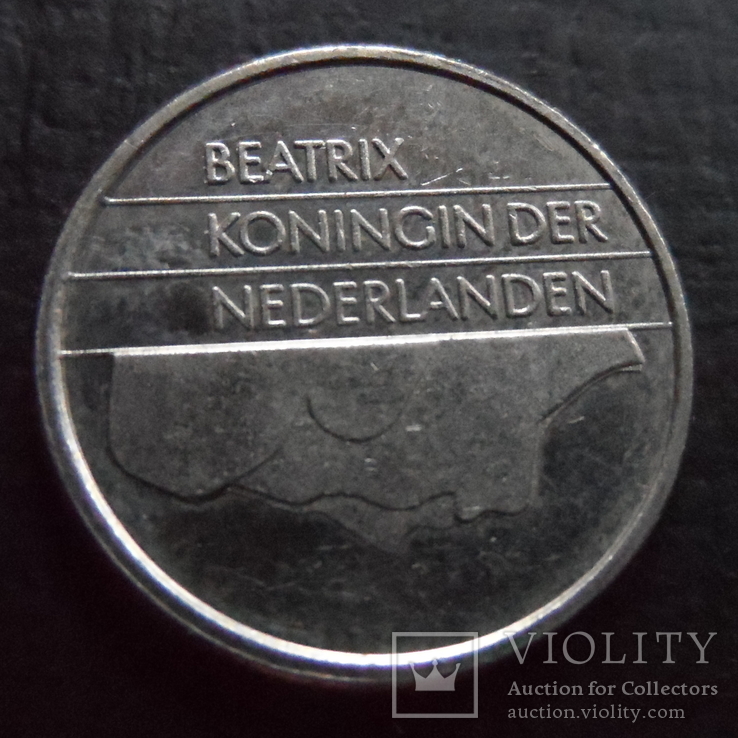 25  центов  1988  Нидерланды   ($4.1.5)~, фото №3