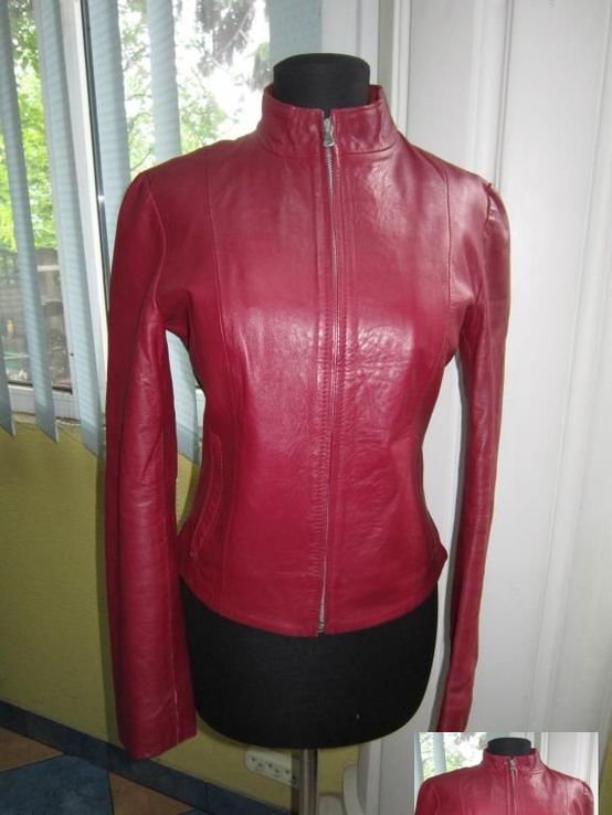 Оригинальная модная женская кожаная куртка VERA PELLE. Лот 193, numer zdjęcia 3