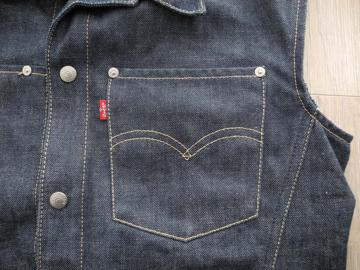 Желетка Джинсовая Levis Engineered Инженер р. M ( Новое ), photo number 3