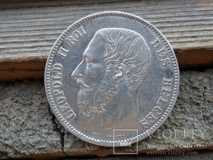 Бельгия, 5 франков 1873, фото №5
